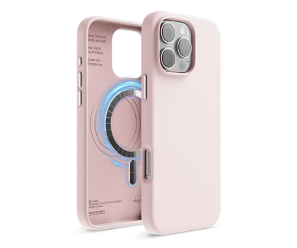 Etui do telefonów Elago Magnetic Silicone do iPhone 16 Pro Max Lovely Pink ES16MSSC69PRO-LPK